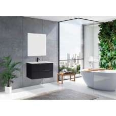 Bijou Earth Green 600 Wall Unit & Basin